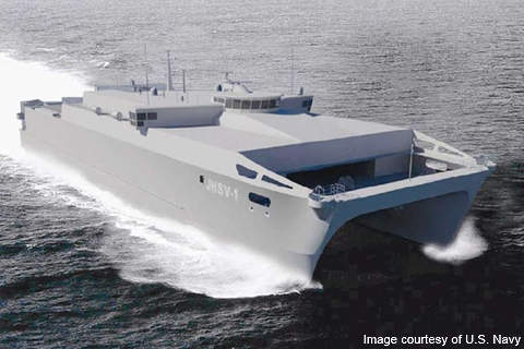 us navy fast catamaran