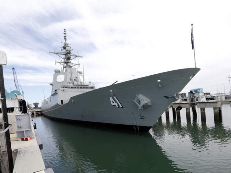 Australian Navy launches second Hobart-class air warfare destroyer Brisbane
