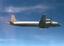 Ilyushin Il-38 Anti-submarine warfare 1967 Year 1/260 Scale Model with Stand 