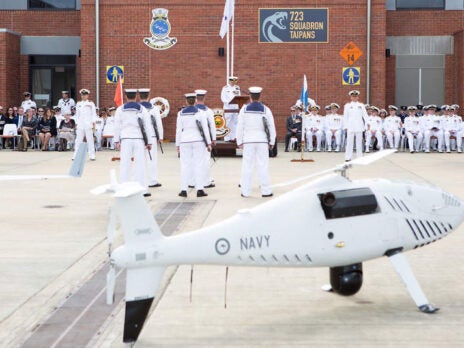 Australian Navy commissions new 822X unmanned aircraft squadron