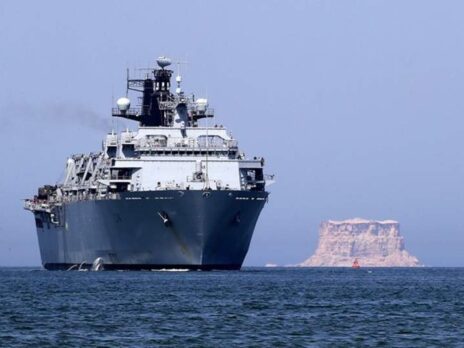 Royal Navy ship HMS Albion arrives in Oman for Exercise Saif Sareea