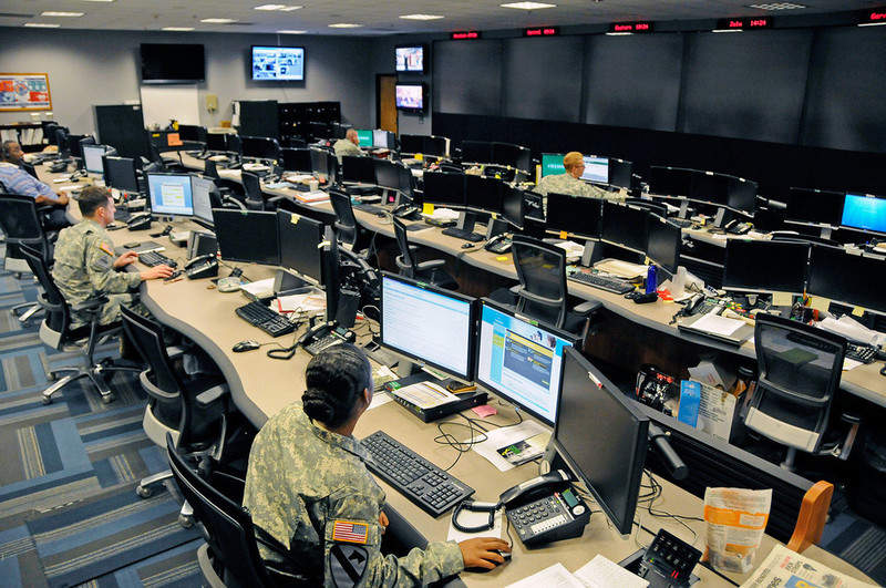 cybersecurity control room
