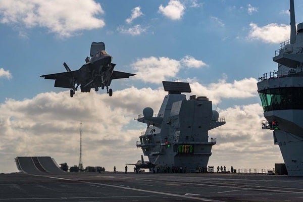 HMS Queen Elizabeth concludes fast jet trials with F-35s