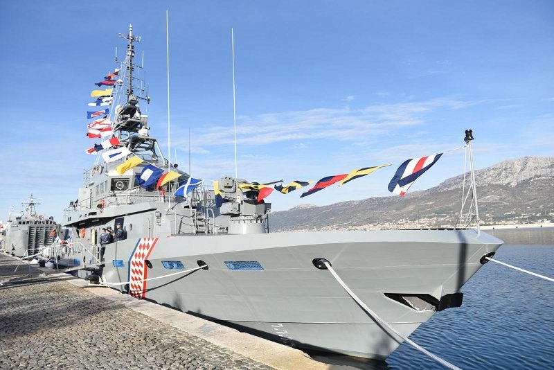 Croatian Navy inducts prototype inshore patrol vessel