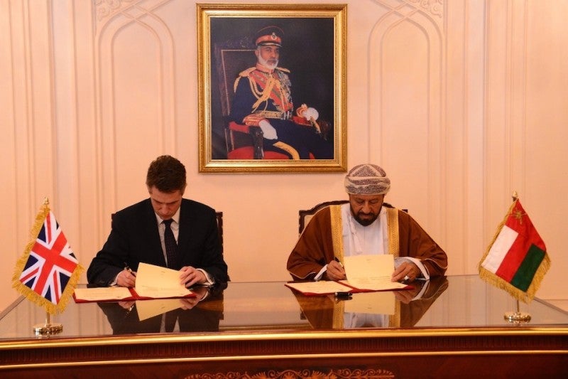 UK, Oman joint defence agreement