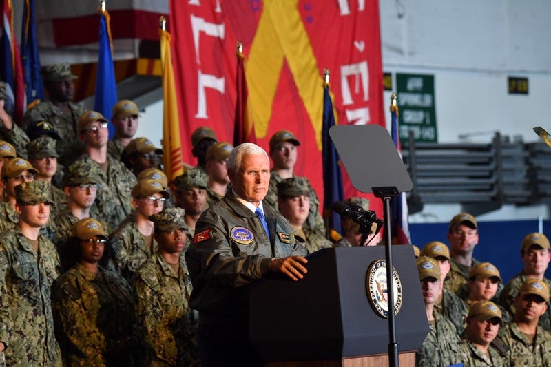Mike Pence USS Truman
