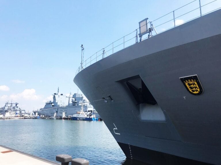 First of F125-class German Navy frigate ships commissioned