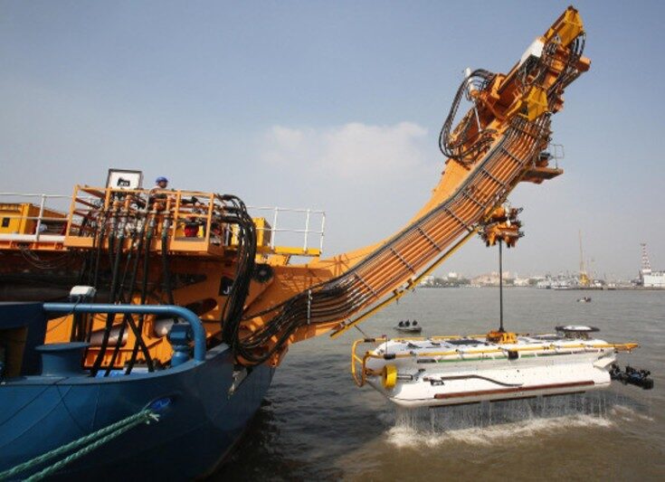 Indian Navy performs live test of submarine rescue system