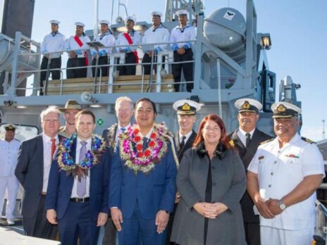 Australia hands over Guardian-class patrol boat to Tonga