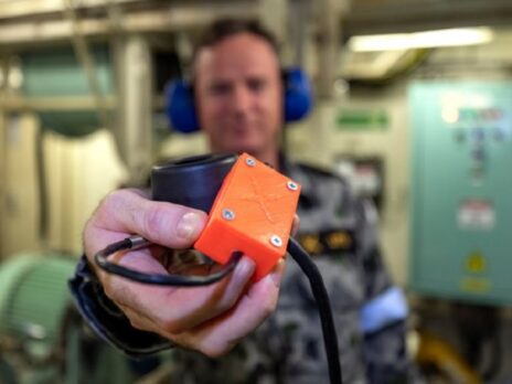 Australian sailors on HMAS Parramatta use 3D printing for repairs