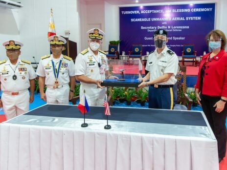 Philippine Navy receives ScanEagle unmanned aerial system from US