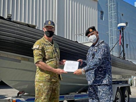 Australia provides rigid hull inflatable boat to Bahrain Defence Force