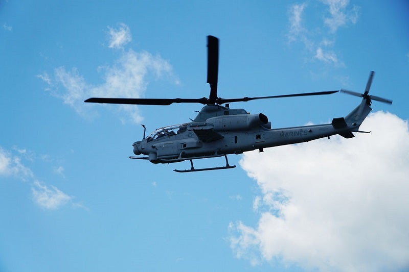 USMC shows connection between AH-1Z and ground station with Link-16