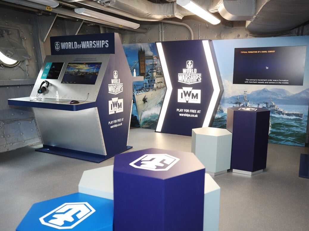 World of Warships-gameroom opent aan boord van HMS Belfast