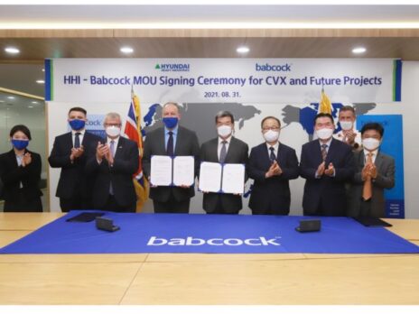 Babcock and HHI sign MoU for future Korean CVX aircraft carrier