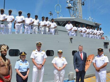 Australian DoD delivers Guardian-class vessel to Papua New Guinea