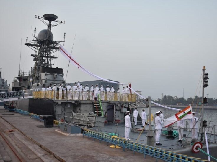 Indian Navy decommissions missile corvette INS Khukri