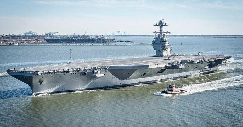 US Navy announces completion of final AWE aboard USS Gerald R Ford - Vimarsana News