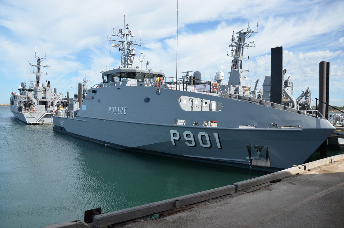 Australian DOD delivers first Guardian-class patrol boat to Micronesia