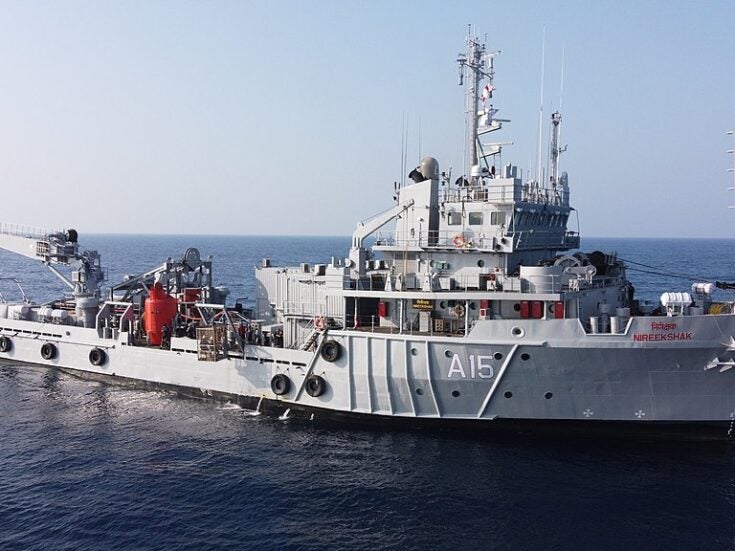 Indian Navy’s INS Nireekshak arrives in Sri Lanka for diver training