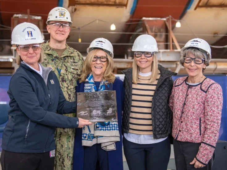 Keel laid for US Navy’s Arleigh Burke-class destroyer Ted Stevens