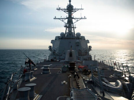 US Navy’s destroyer USS Sampson conducts Taiwan Strait transit