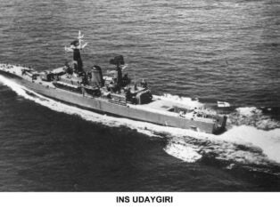 Indian Navy launches two frontline warships Surat and Udaygiri