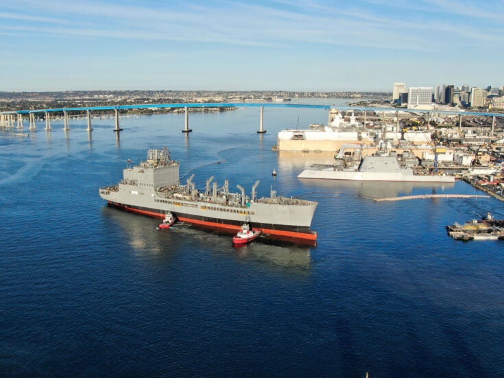 US Navy’s first John Lewisclass oiler conducts acceptance trials