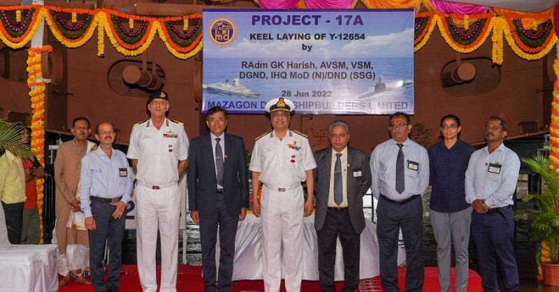India begins construction of seventh P17A frigate - Vimarsana News