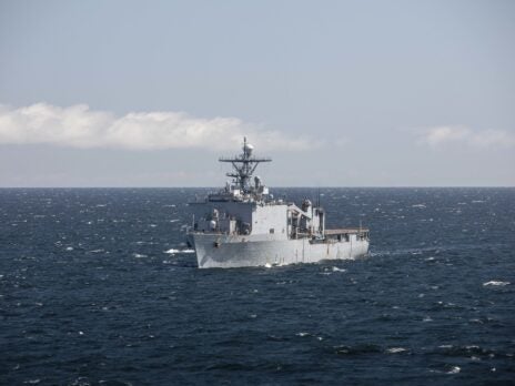 USS Gunston Hall ship undergoes maintenance availability in Denmark