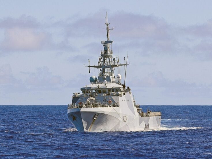 HMS Spey at sea