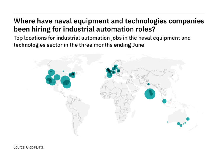 Asia-Pacific is seeing a hiring jump in naval industry industrial automation roles