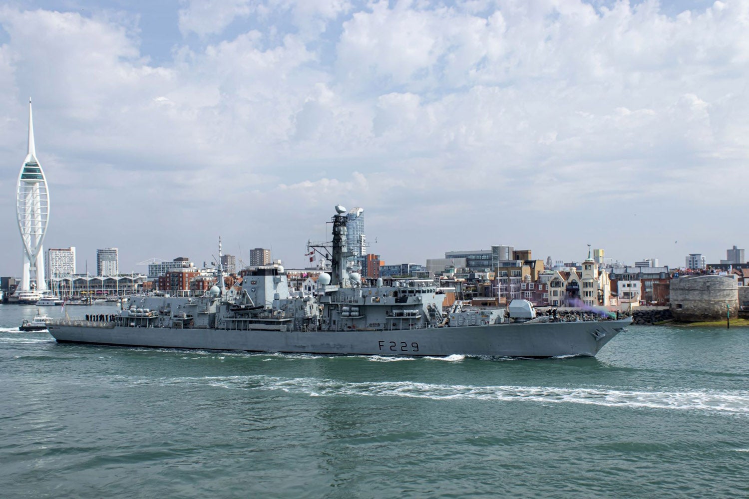 HMS Lancaster departs for three-year security mission in Gulf