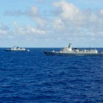 Taiwan claims six Chinese ships and 51 aircraft crossed its median line