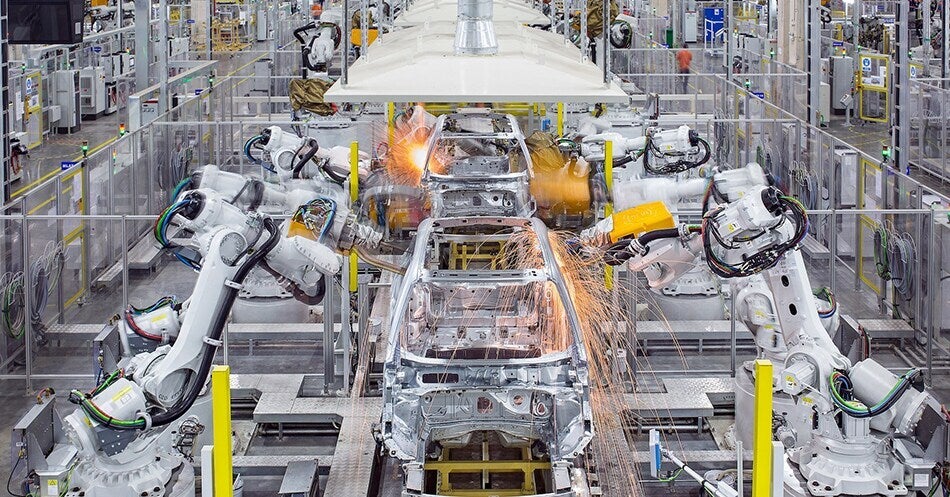 Volvo fossil free car production line