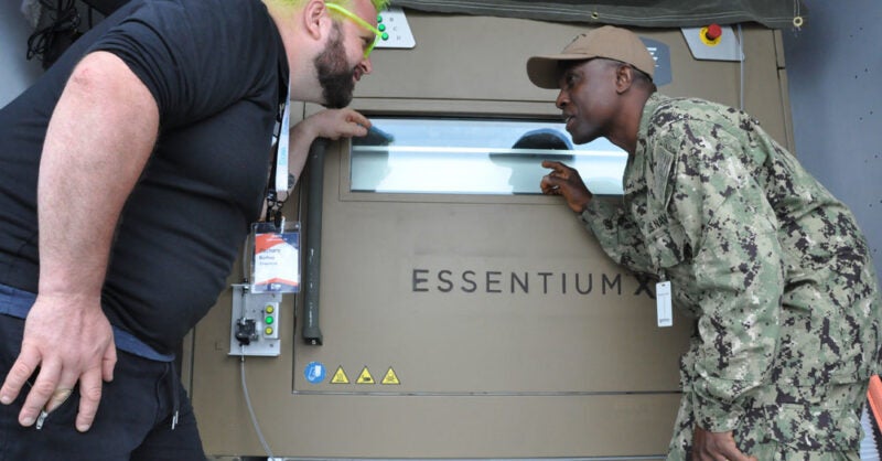 Essentium demonstrates AM solutions in US Navy's REPTX exercise - Vimarsana News