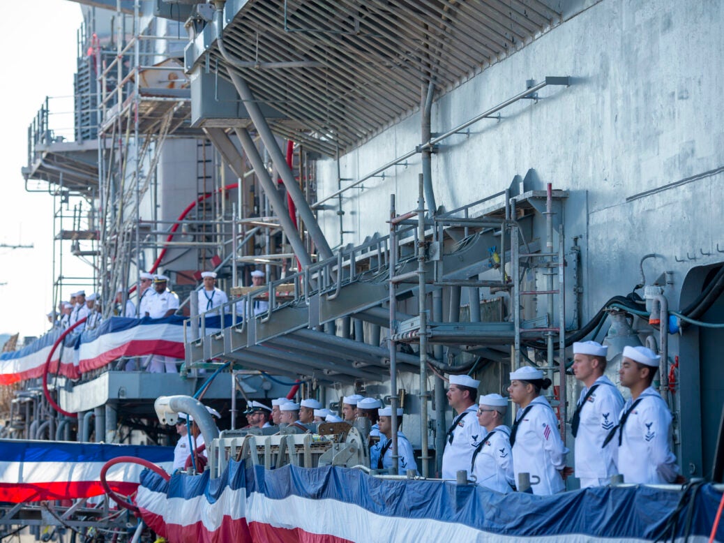 US Navy decommissions Monterey