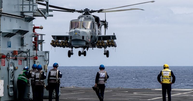 British Navy's Wildcat helicopter completes SHOL trials at sea - Vimarsana News