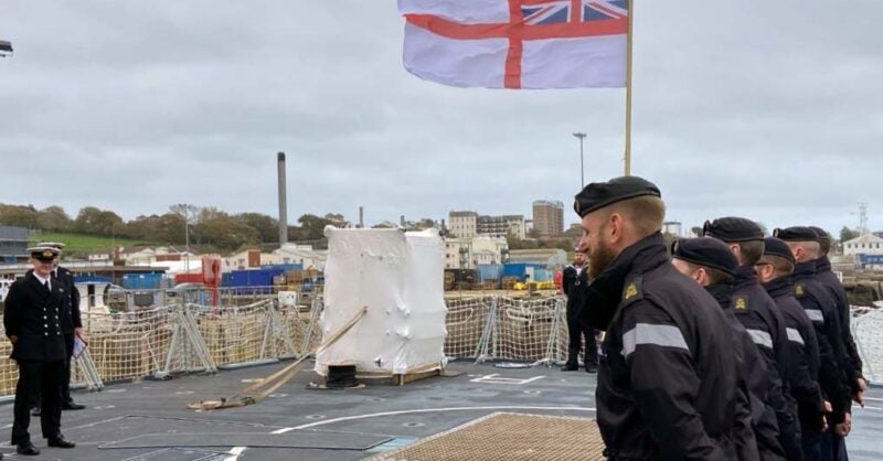 UK's HMS Iron Duke enters last phase of life extension work - Vimarsana News