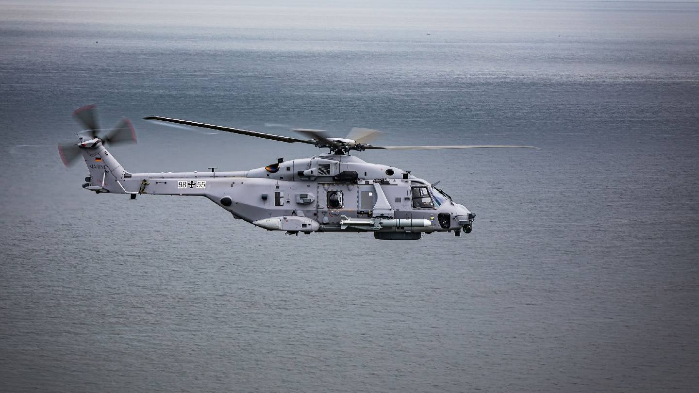 German Navy receives first NH90 Sea Tiger helicopter from NHIndustries