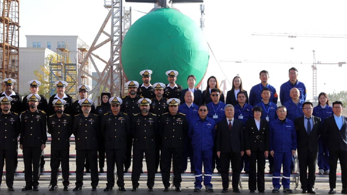 Pakistan Navy’s fourth Hangor-class submarine launched in China