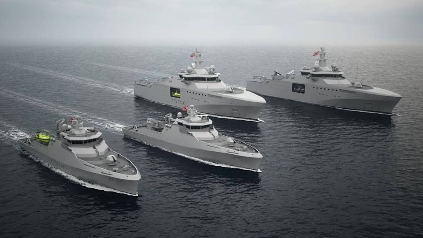 Kongsberg and Salt win Norwegian Navy standard vessel design contract 