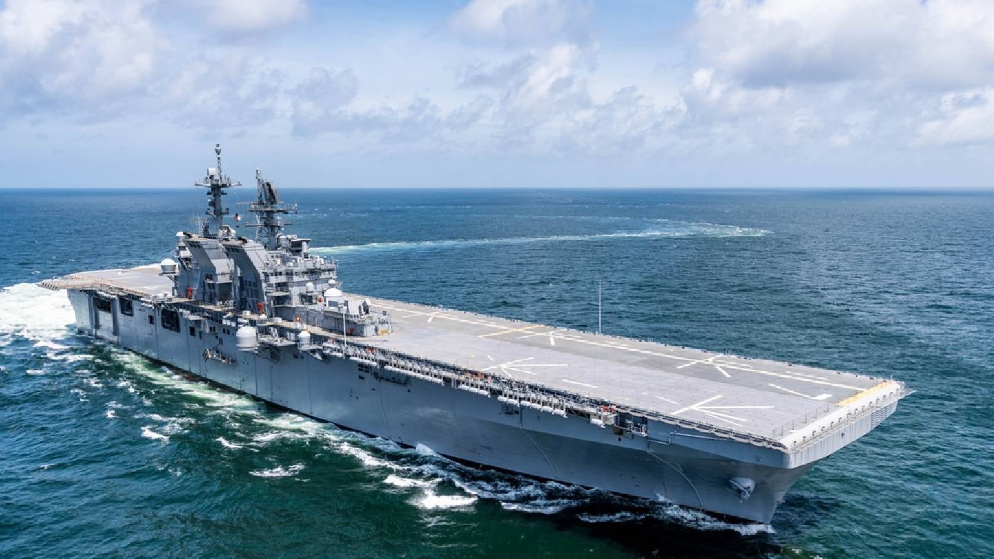 USS Tripoli Deploys 3,500 Troops to Middle East Escalation