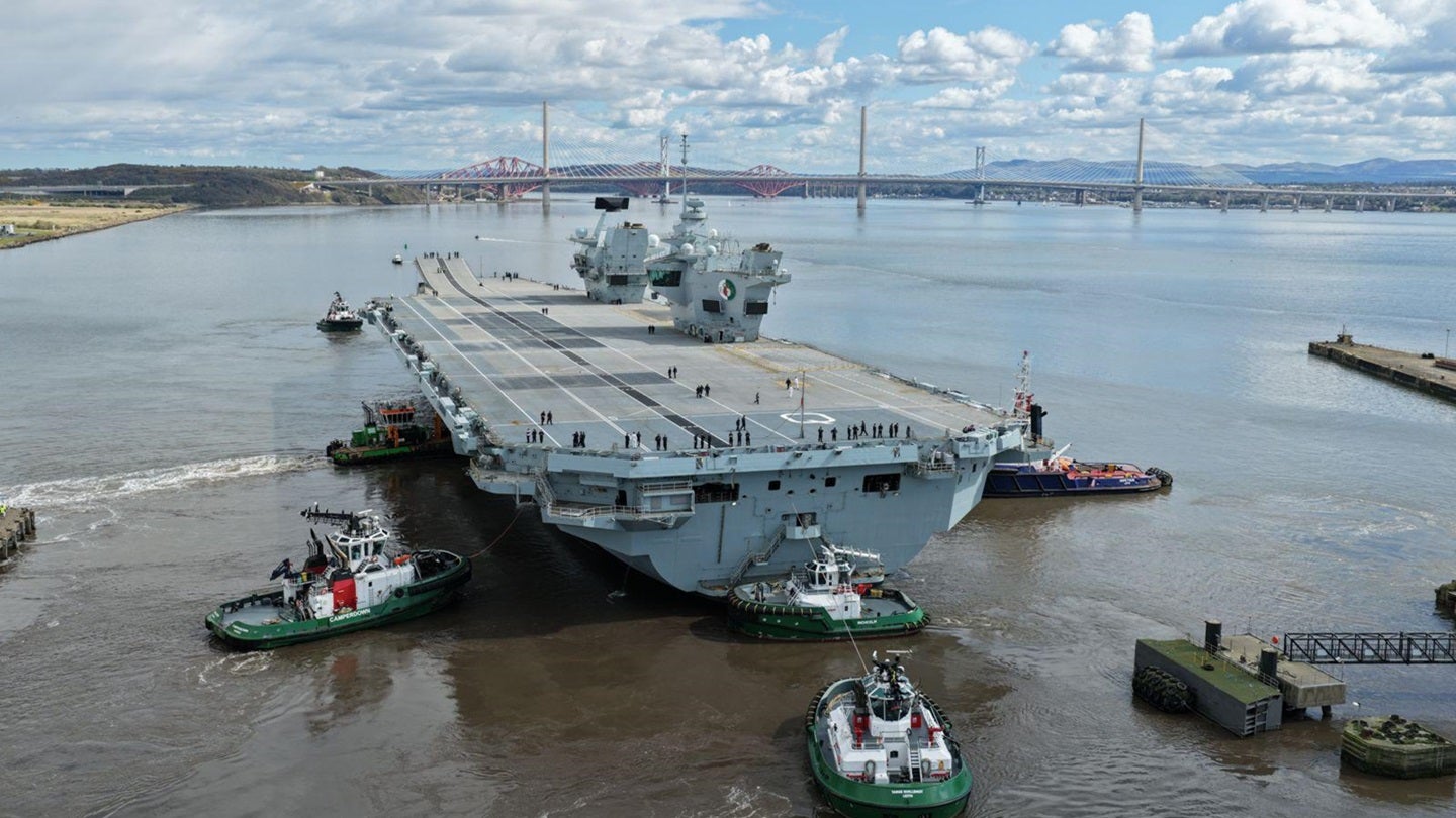 Babcock completes HMS Queen Elizabeth maintenance at Rosyth