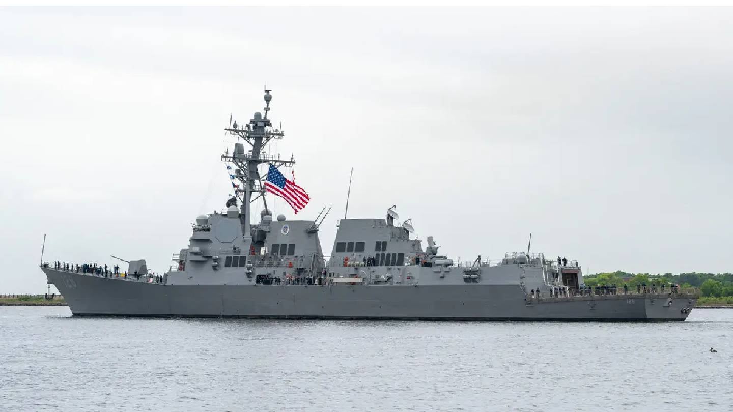 USS Ted Stevens Departs Ingalls for Commissioning