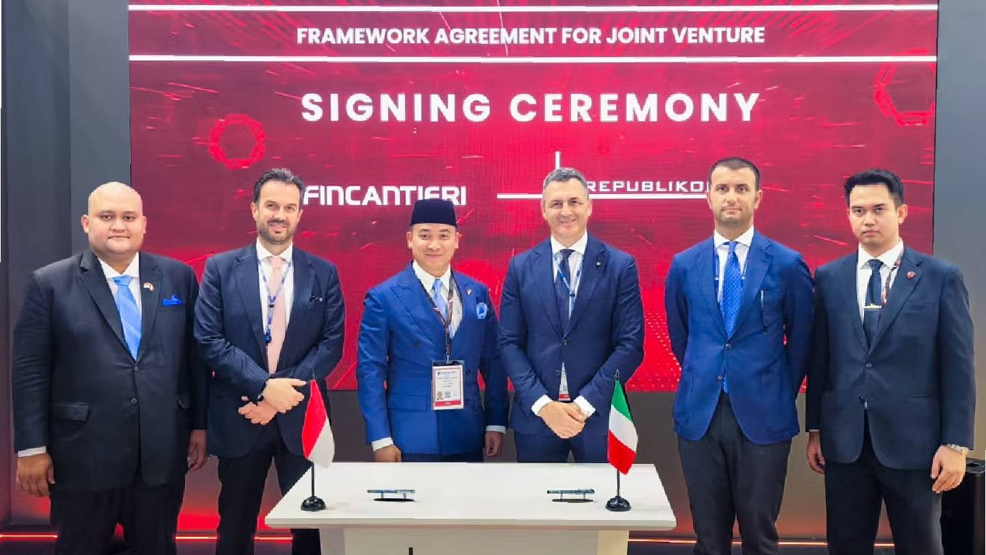 Fincantieri and REPUBLIKORP to boost Indonesian naval shipbuilding