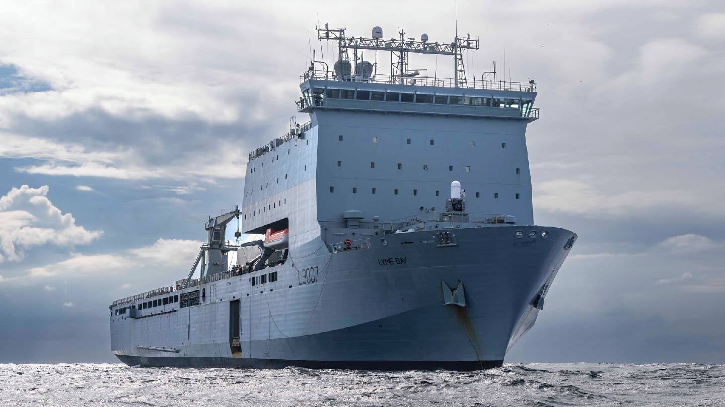 RFA Lyme Bay arrives in Middle East for Hormuz mine clearance mission