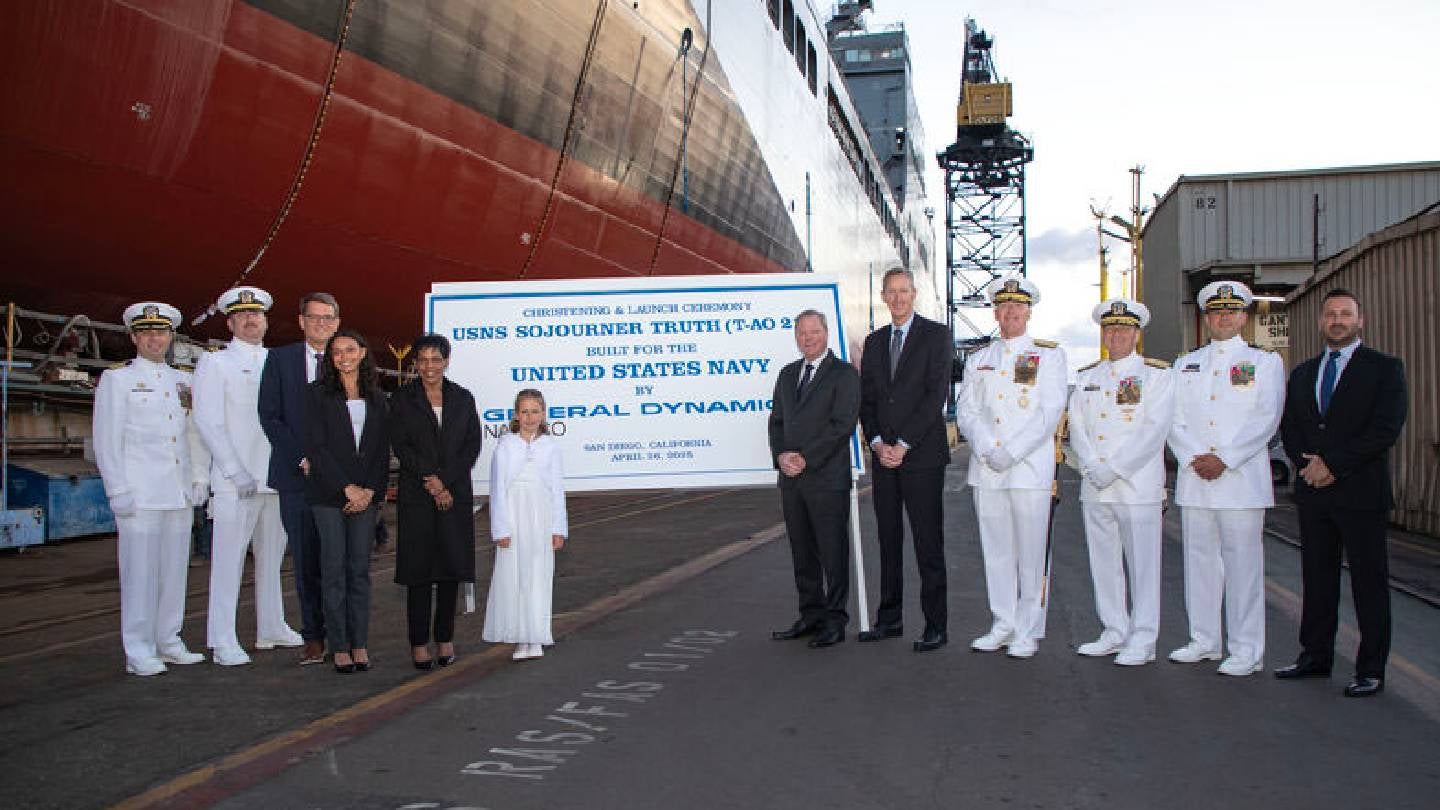 US Navy Receives USNS Sojourner Truth from General Dynamics NASSCO