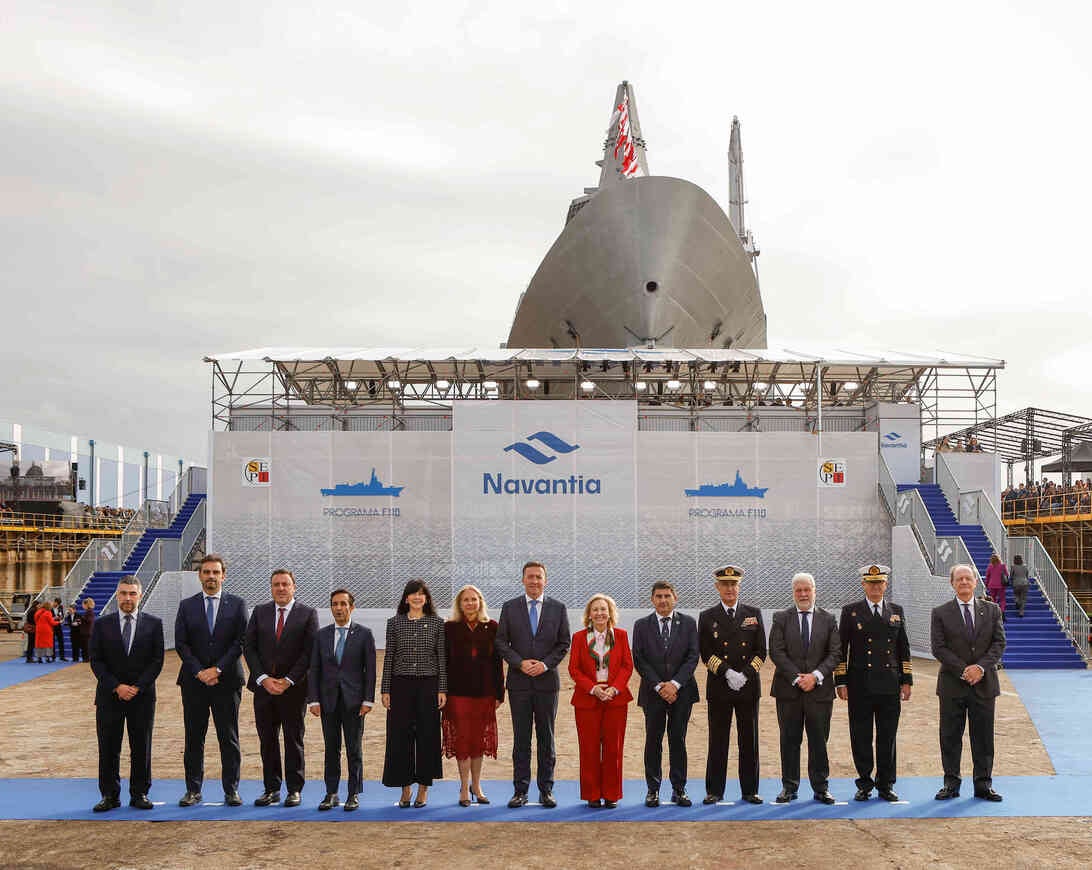 Navantia Celebrates the Launch of the F112 Frigate “Roger de Lauria” for the Spanish Navy-feature-image