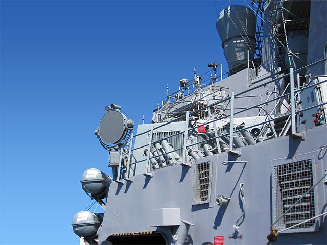 LRAD system on a US Navy ship